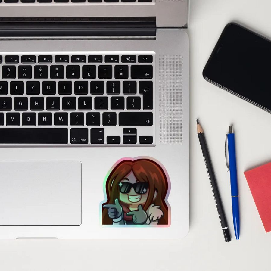 KC Finger Guns Holo Sticker product image (10)
