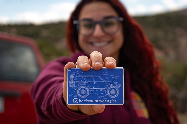Resurrection Cherokee Blueprint Sticker product image (1)