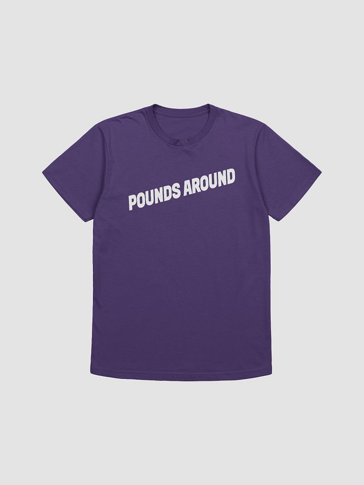 POUNDS AROUND PURPLE AND WHITE SHIRT product image (1)