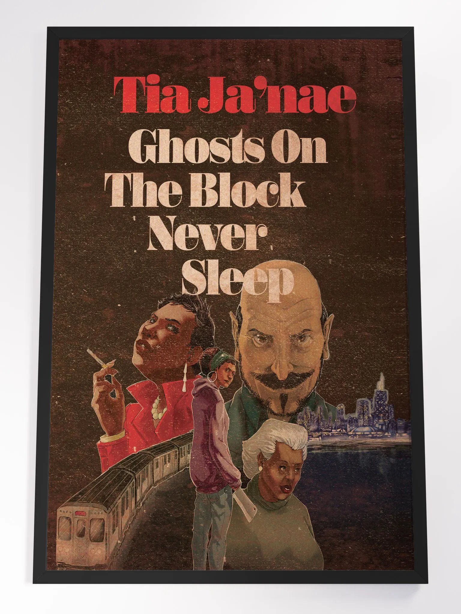 Ghosts On The Block Never Sleep (Cover Poster) product image (1)