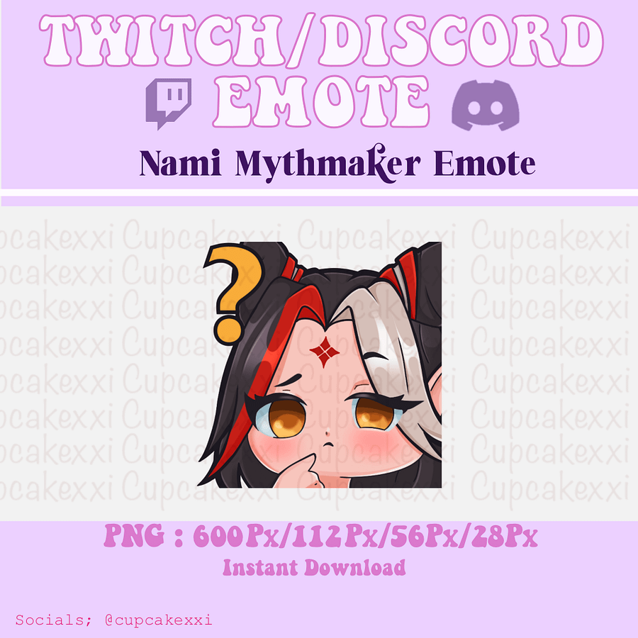 Nami Mythmaker Emote | LoL | Twitch & Discord product image (1)
