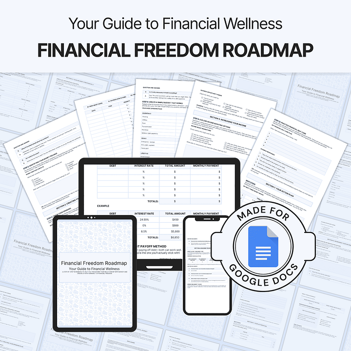 Financial Freedom Roadmap - Google Docs product image (1)