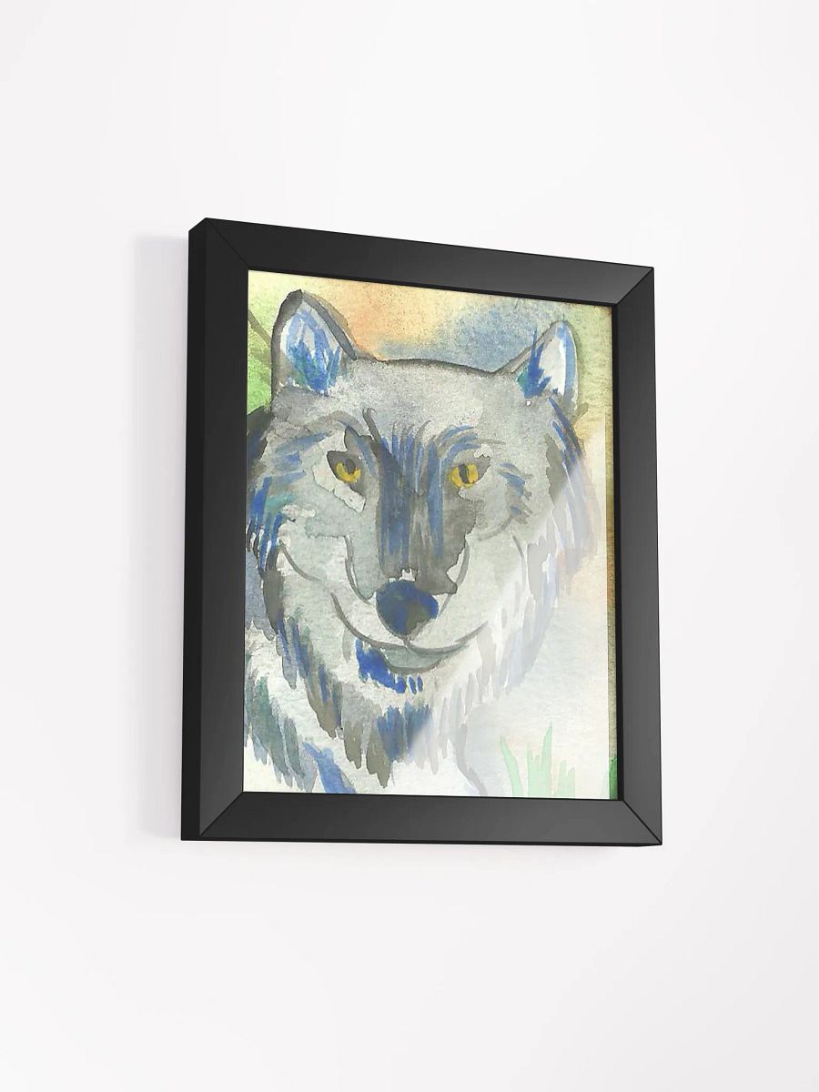 Gray Wolf Framed Print product image (14)