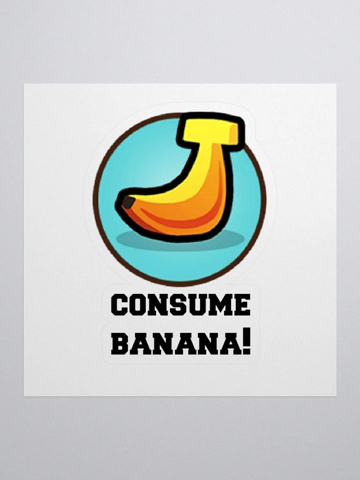 Consume Banana Sticker product image (1)