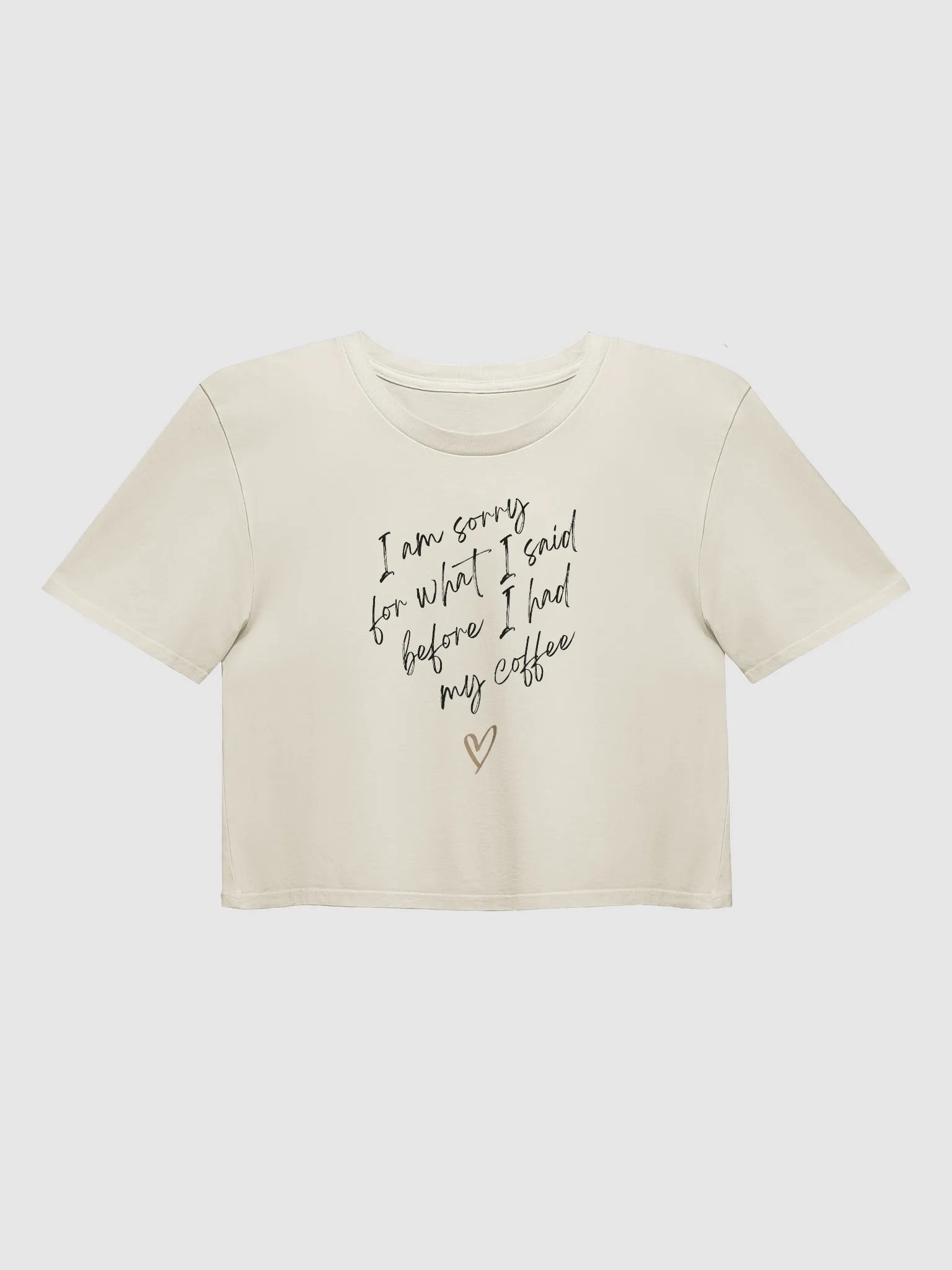 I Am Sorry Crop Top product image (1)