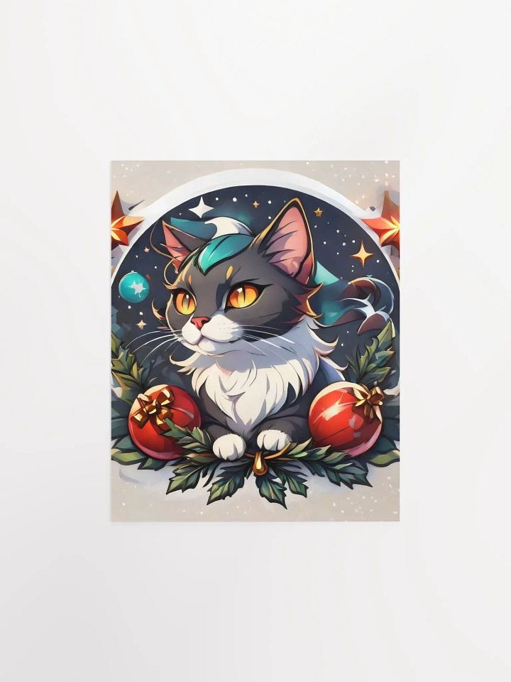 Starry Night Cat Poster product image (2)