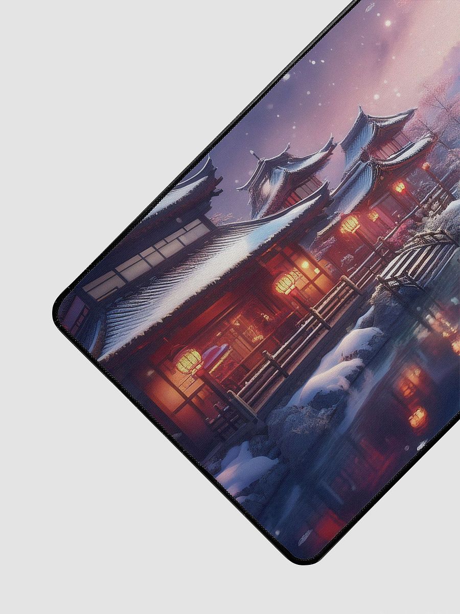Snowy Nights Large Desk Mat (15.5 x 31.5) product image (3)