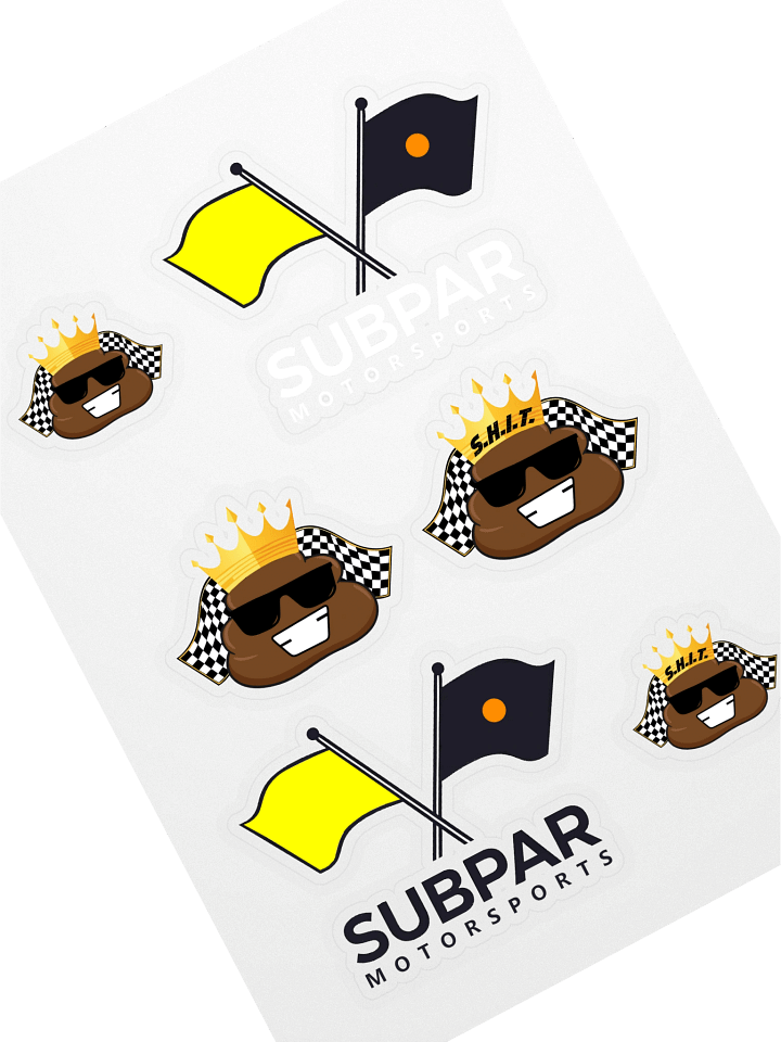 The Sim Racing Sticker Pack product image (1)