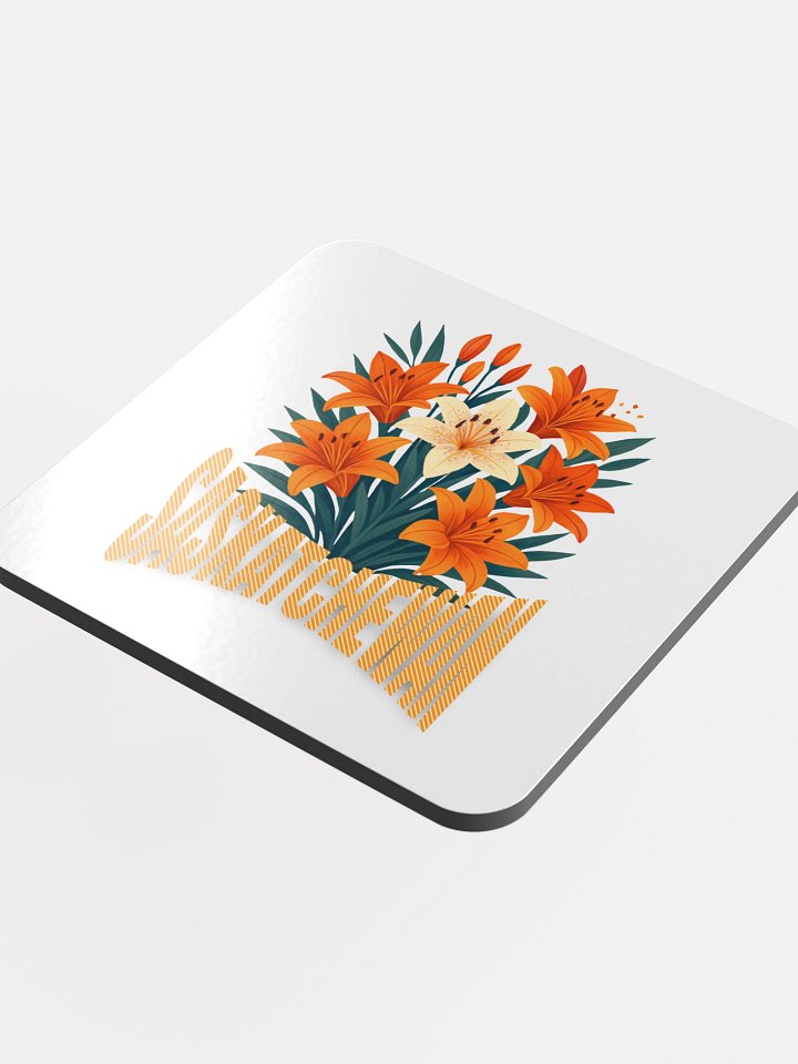 Saskatchewan Tiger Lily Glossed Coaster product image (1)