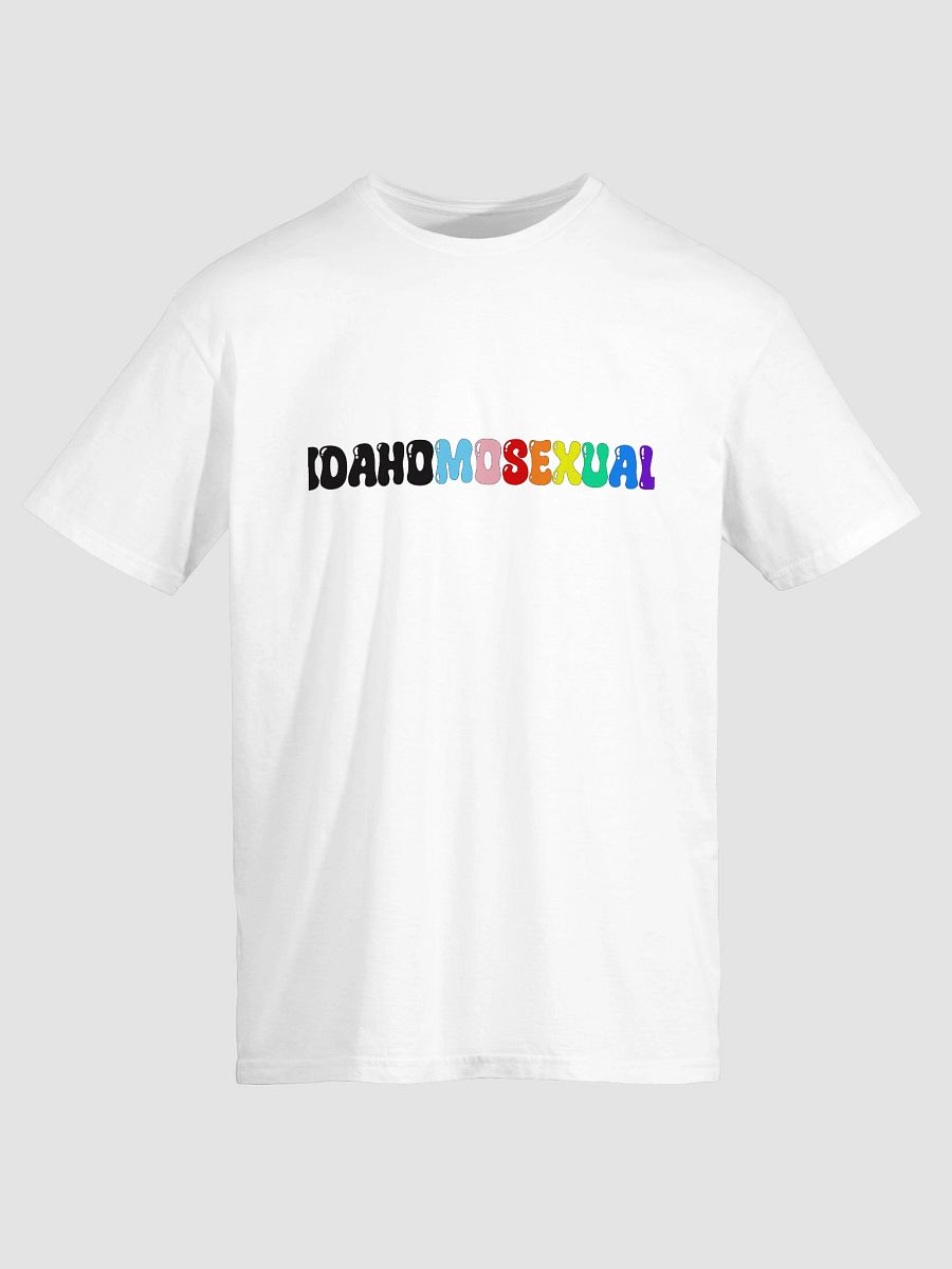 "IDAHOMOSEXUAL" light t-shirt product image (3)