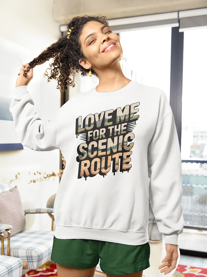 Dripping Scenic Route Human Design Manifesting Generator Sweatshirt product image (2)
