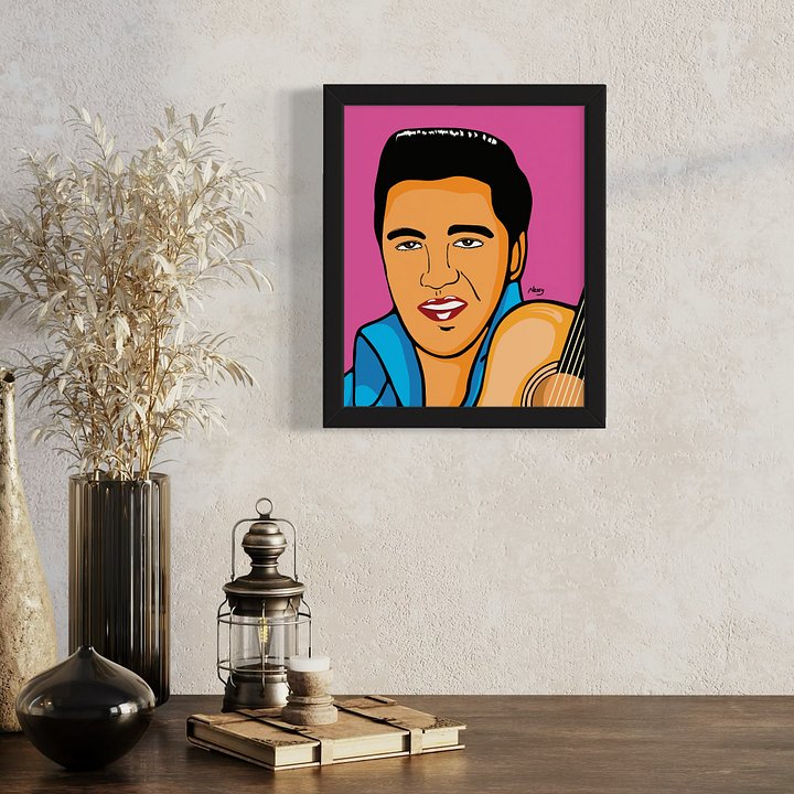 ICON SERIES - Elvis (Framed Matte Print) product image (2)