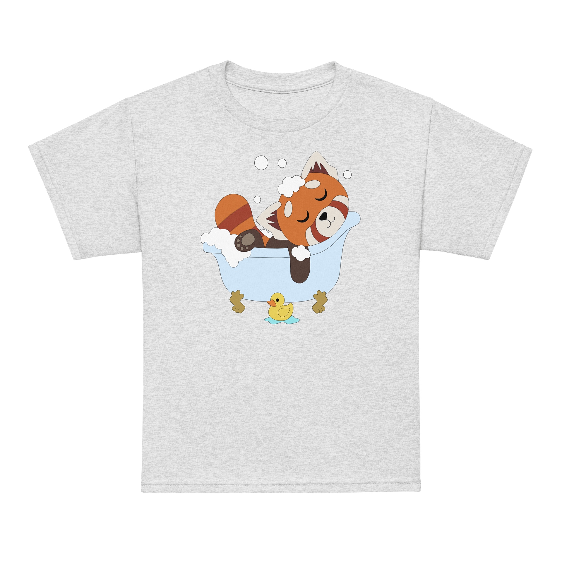 Red Panda Tub Time Youth T-shirt product image (35)