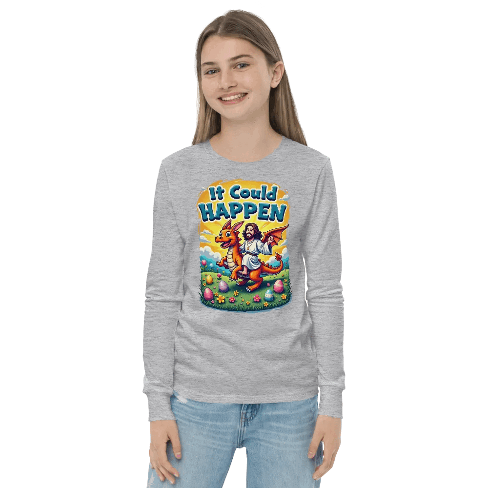 It Could Happen Easter Dragon Long Sleeve Tee product image (21)