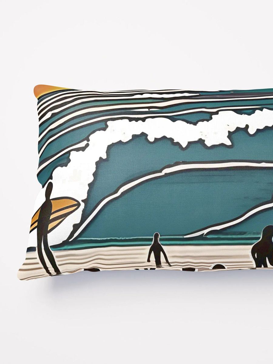 "Tenacity" Sunset Surfers All-Over Print Pillow product image (3)