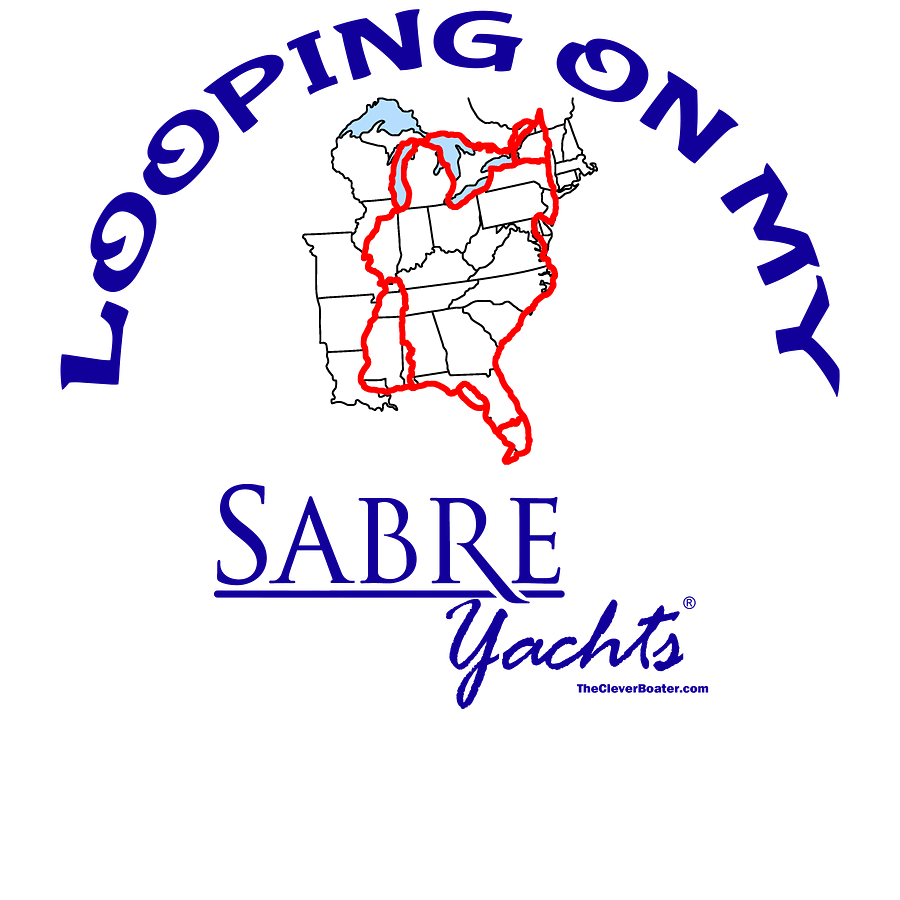 Looping On My Sabre - T-Shirt - Light Shirt w/Blue Logo product image (5)