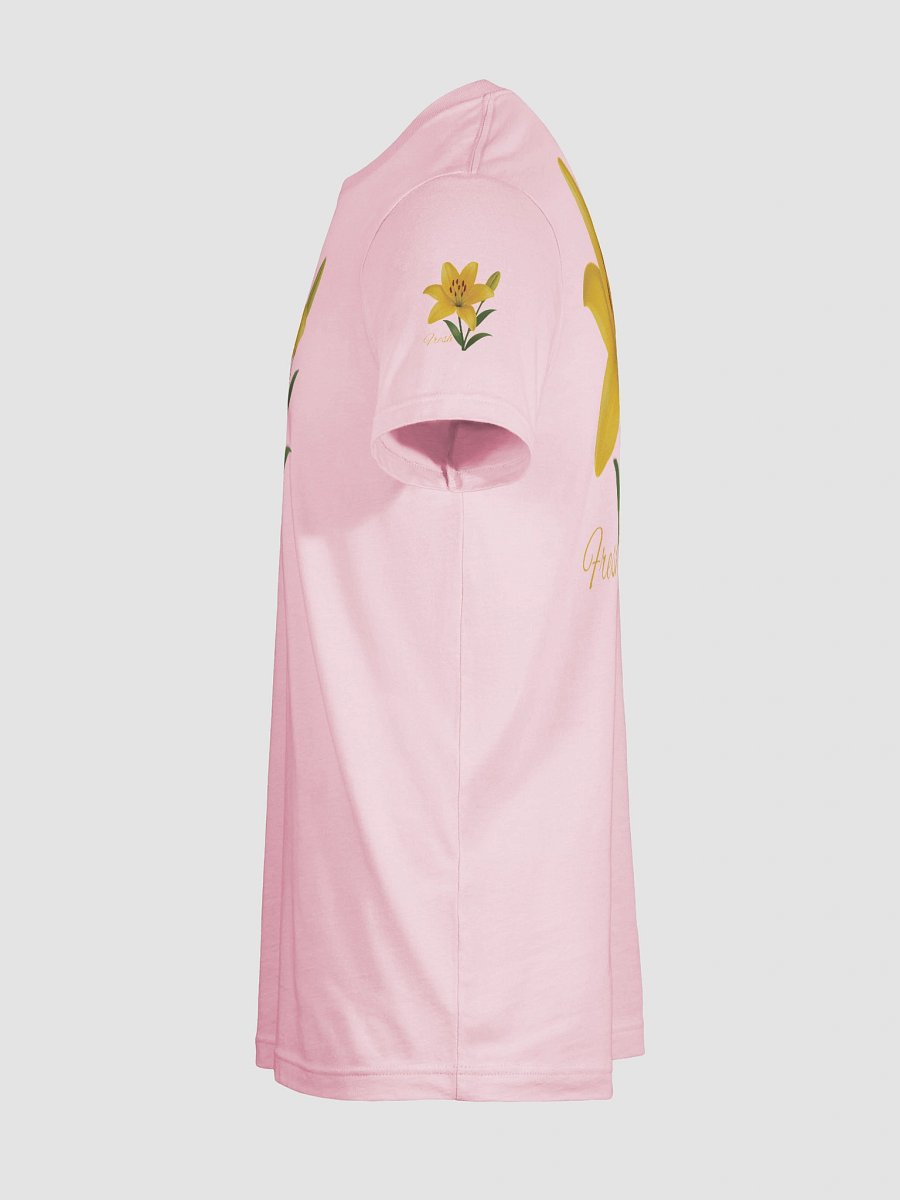 Fresh Yellow Lily Flower – Botanical Floral Graphic Tee product image (64)