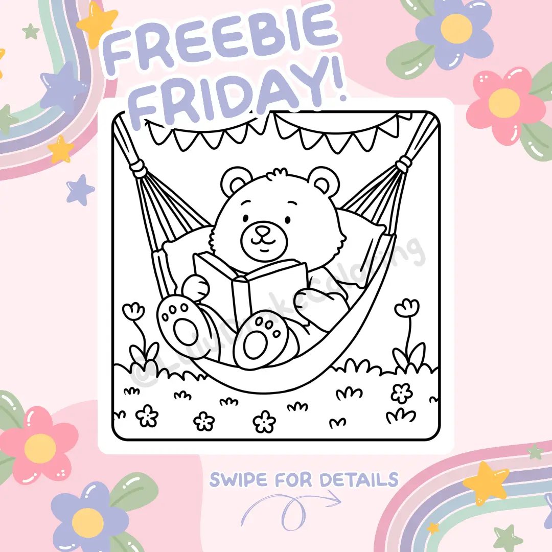 🎉 FREEBIE FRIDAY! 🎨 Today’s free coloring page is here, and it’s the cutest yet! ✨ This week’s coloring page is from our Fuzzy Buddies Spring Moments book! 🌸 To grab your free download: ✅ Follow ❤️ Like this post 🔁 Share with a friend 📥 Download via the link in bio Let’s spread the cozy coloring joy! 💕 Don’t forget to tag me if you color it, I’d love to see your masterpiece! ✨ 💌 Follow us on social media to stay updated on each week’s freebie: @LuluDrakeColoring on Instagram, TikTok, and Facebook. #FreebieFriday #ColoringCommunity #LuluDrakeColoring #FreeColoringPage #ohuhumarkers #cozycoloring