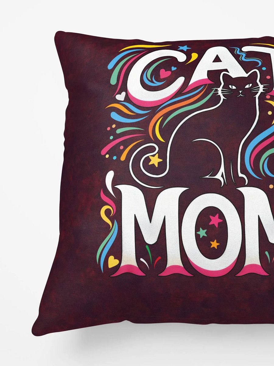 Cat Mom Vibes Pillow product image (4)