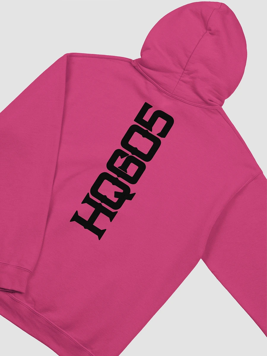 HQ605 Black Logo w/Back Pink Hoodie product image (4)