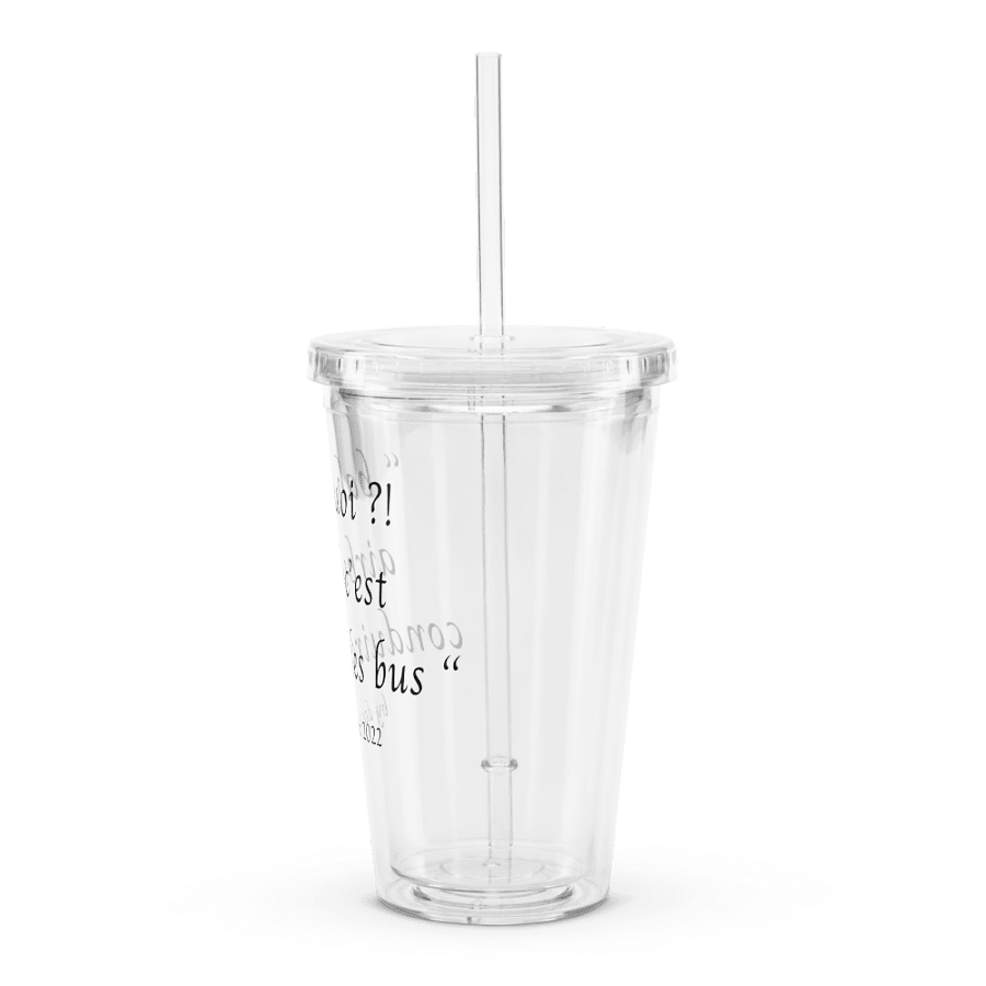 Crystal Clear Double Wall Tumbler ( bus) product image (4)