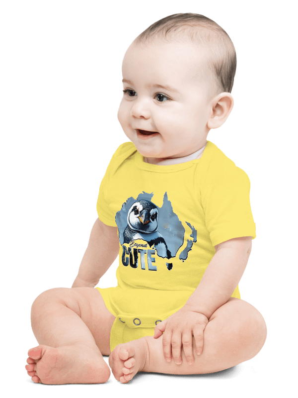 Pondering Penguin: Beyond Cute - Baby Onesie product image (6)