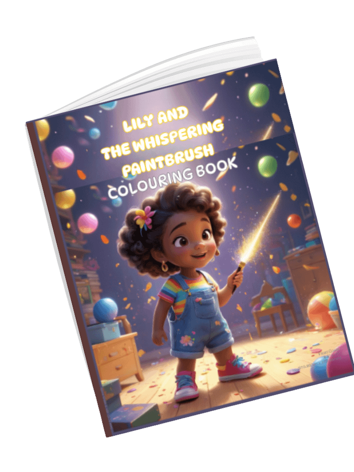 Lily and the Whispering Paintbrush' Coloring Book product image (1)