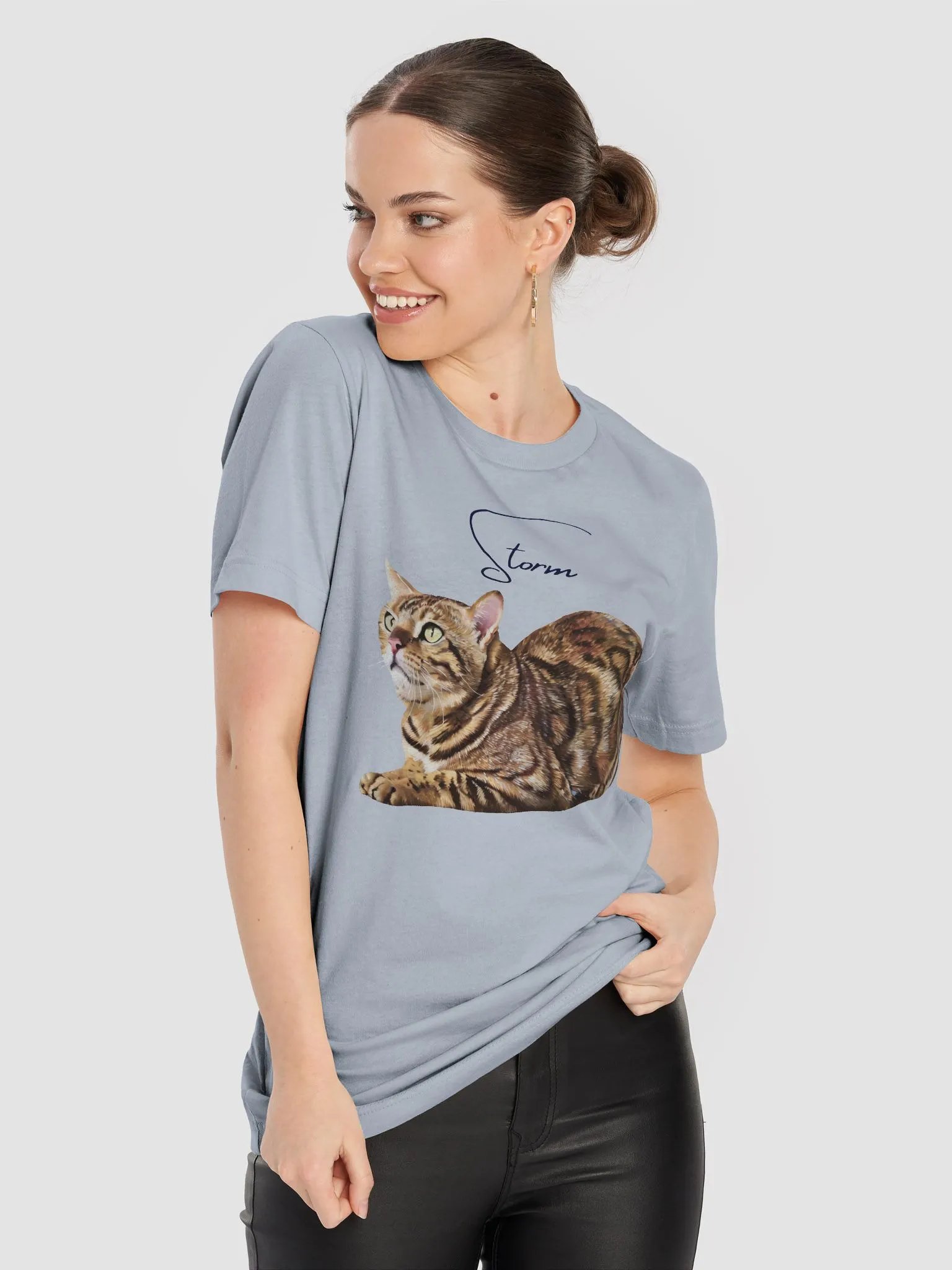 YOUR BENGAL! / T-SHIRT WITH PERSONALIZED NAME / DIGITAL ART III product image (8)