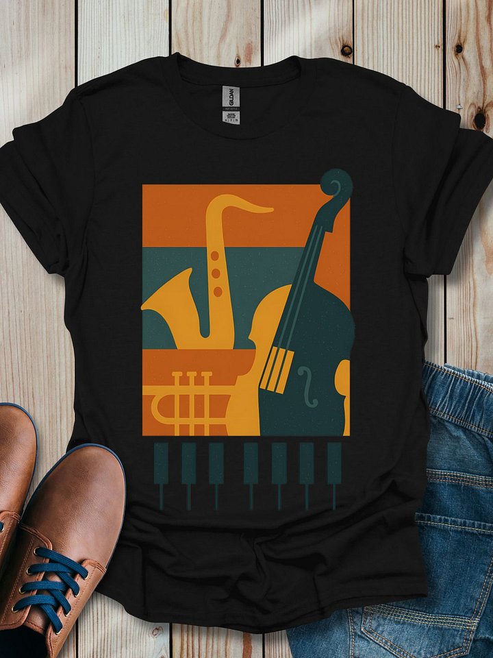 Abstract Jazz T-Shirt product image (1)