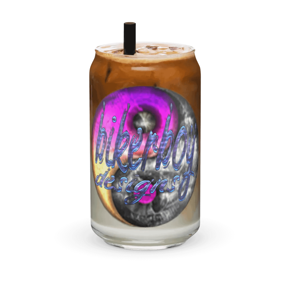 Neon Can-Shaped Glass Set by Bikerboy Designs product image (42)