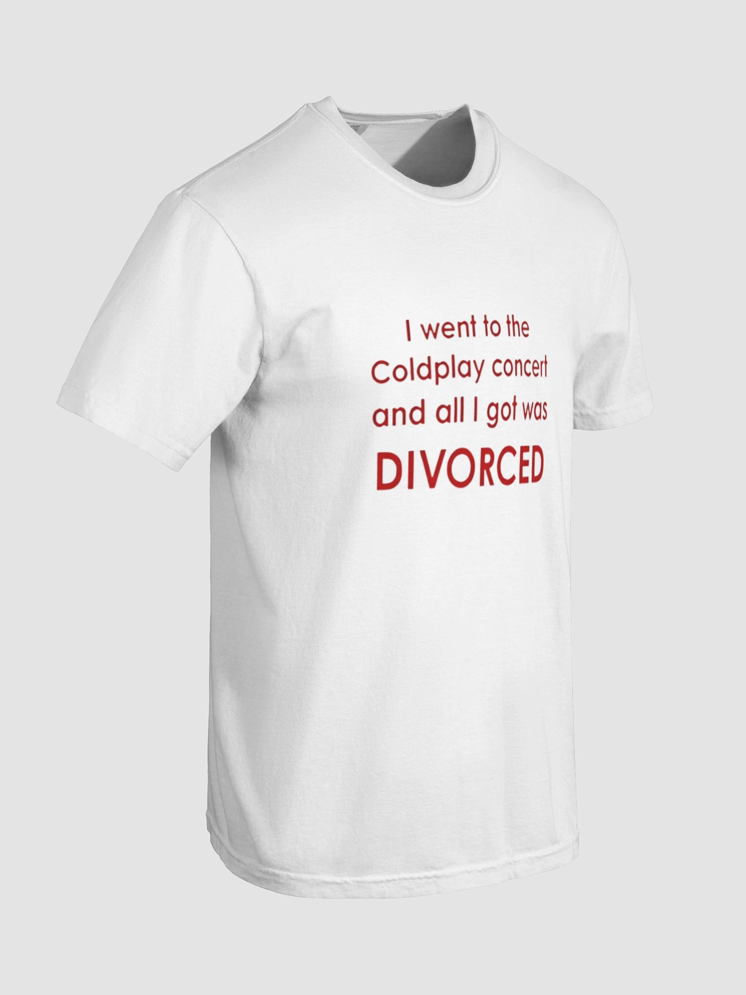 Coldplay Divorce Statement T-Shirt product image (106)