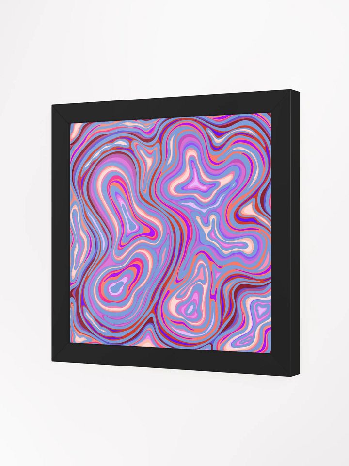 Vibrant Wavelengths Framed Poster - Stone No. 13 product image (30)