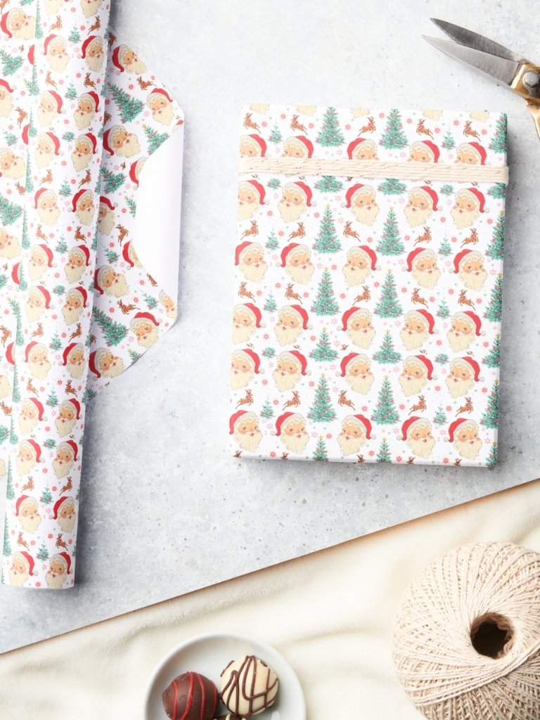 Vintage Christmas Gift Wrapping Paper product image (3)
