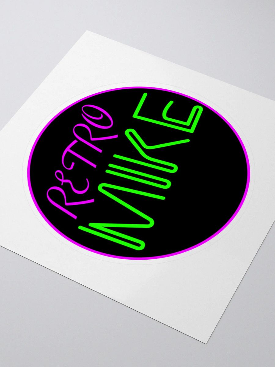Retro Mike Sticker product image (3)
