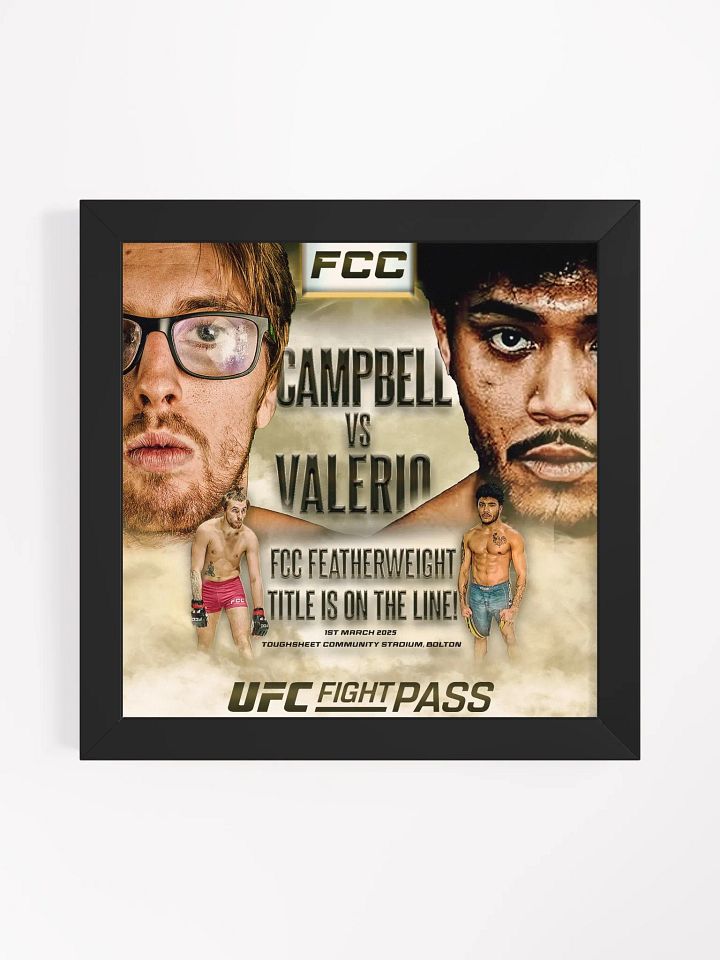 Framed FCC 41 Main event Poster product image (1)