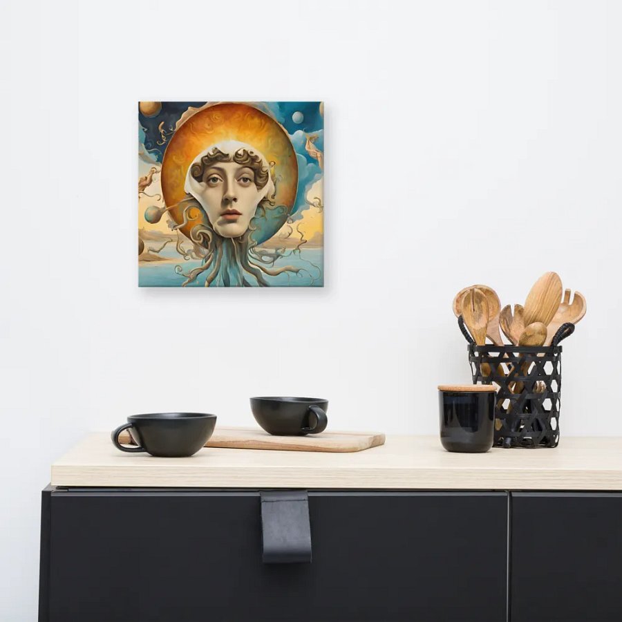 Aquarius - Salvador Dalí Zodiac Decoded: Unveiling Dalí's Surreal Cosmic Delirium product image (13)