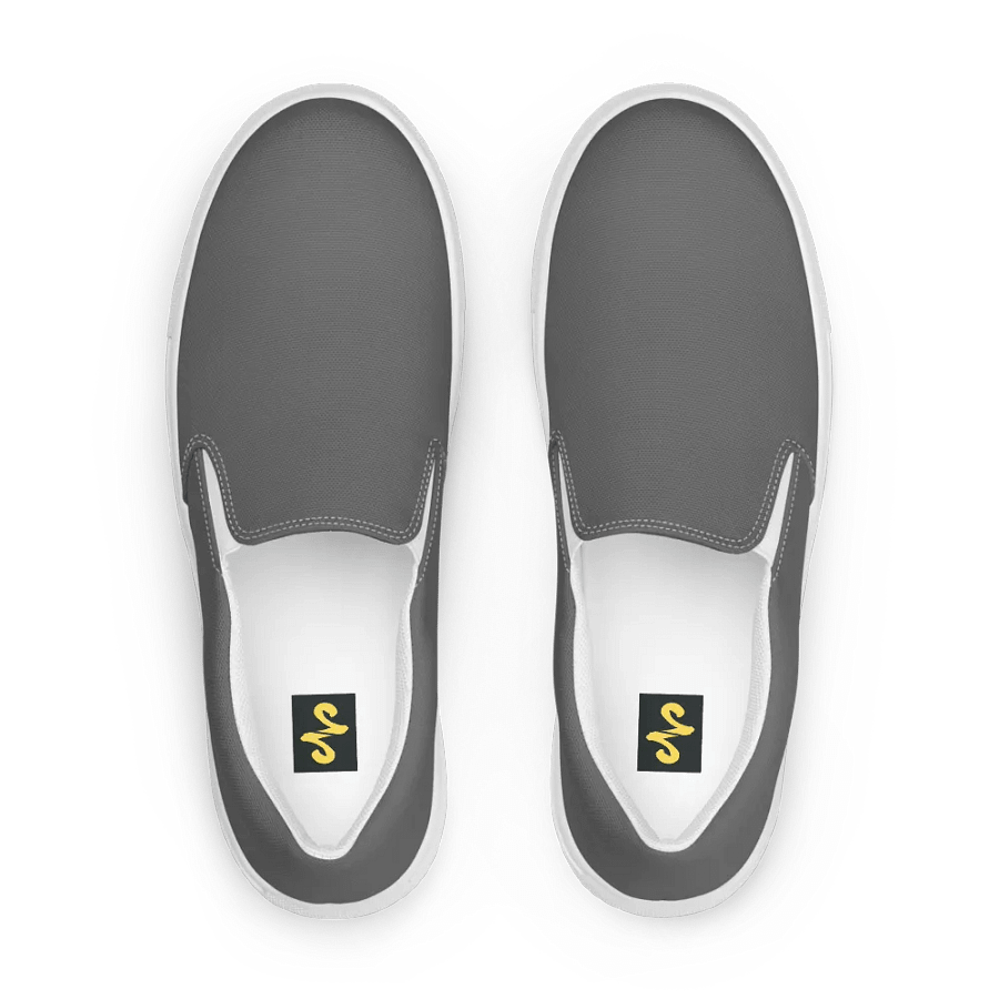 Men's Slip-On Canvas Shoes - Grey product image (4)