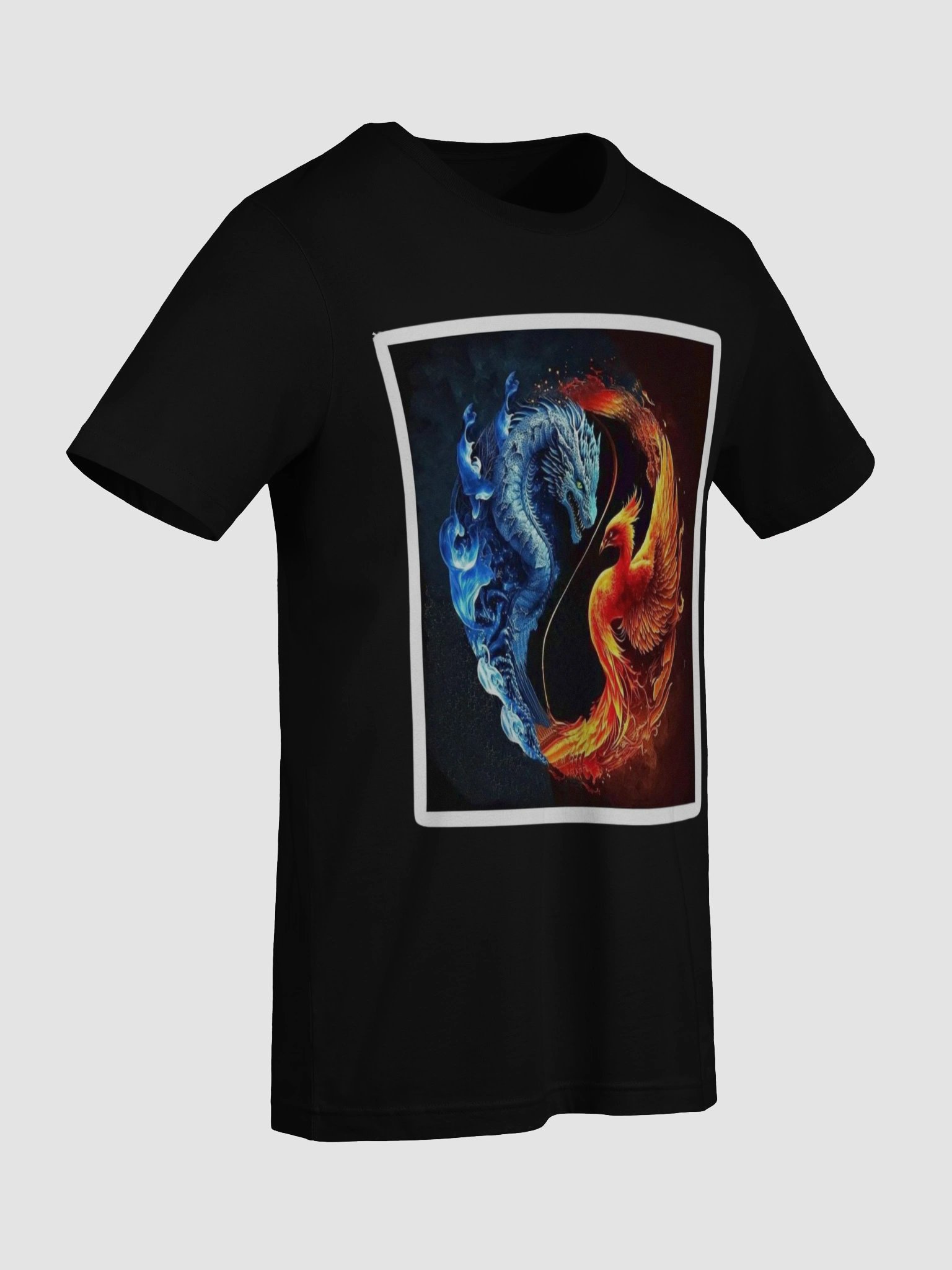 Dragon & Phoenix Yin-Yang T-Shirt product image (5)