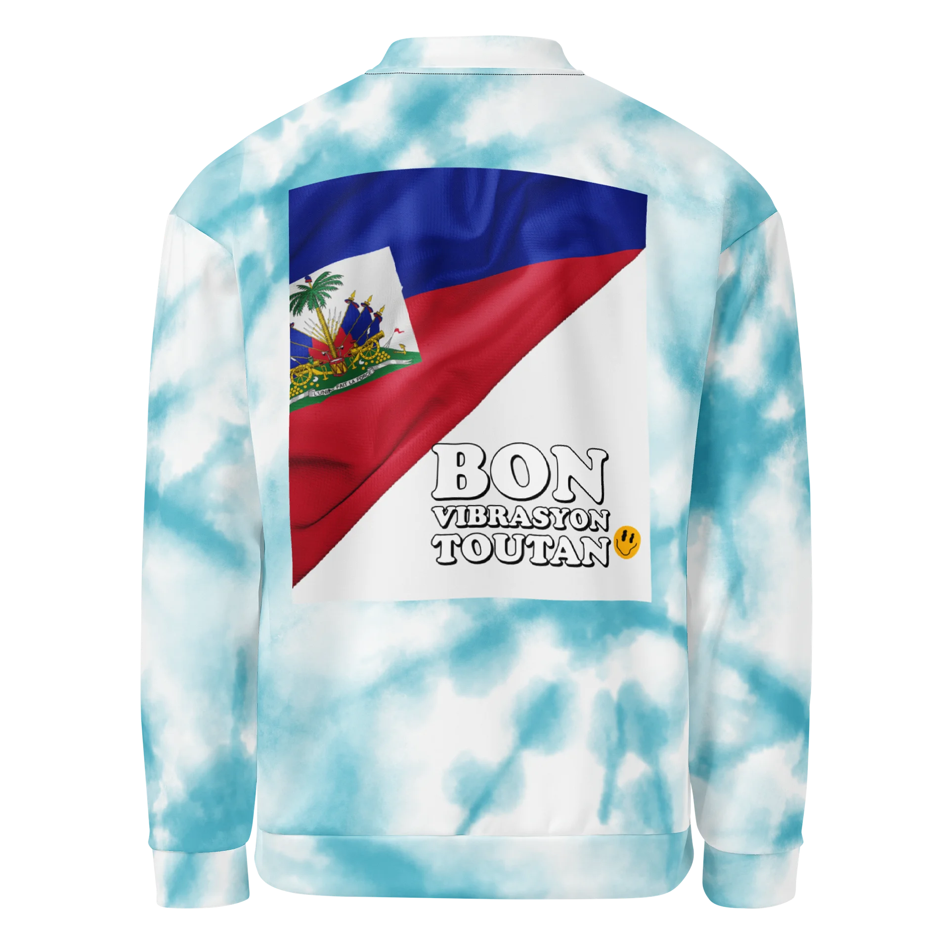 Edikasyon se Richès All-Over Print Bomber Jacket – Make Noise Without Saying a Word product image (2)