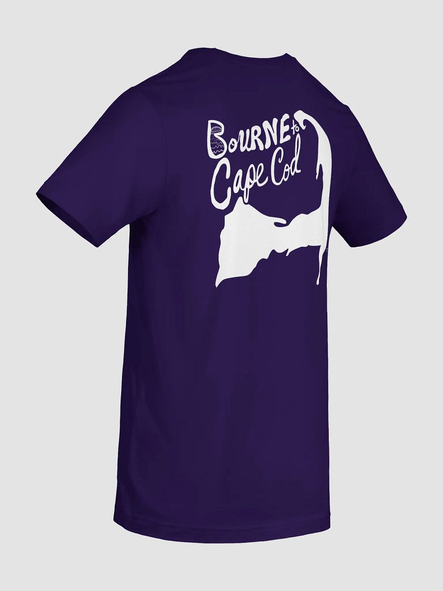 Women's | BOURNE to Cape Cod™ | Supersoft T-Shirt by Bella+Canvas | White Logo on Jewel Tone Colors product image (109)