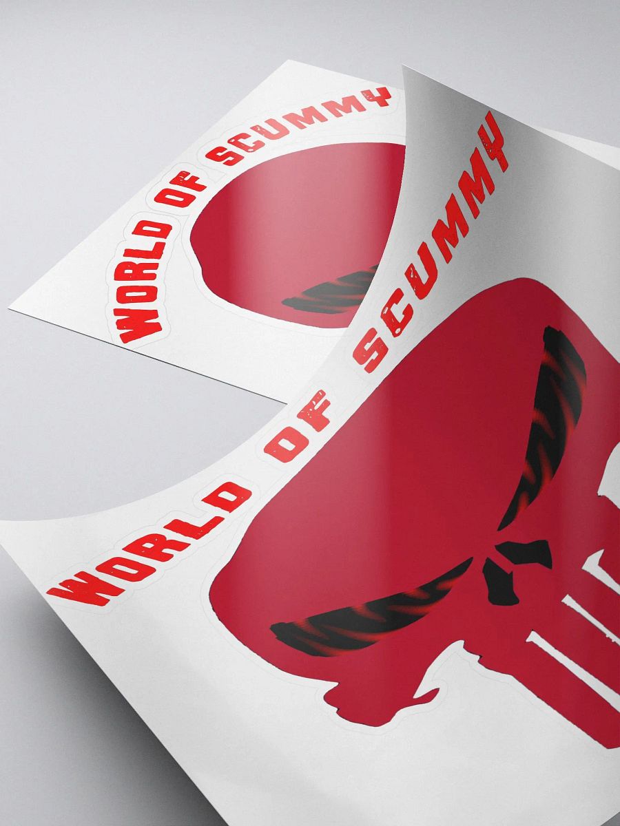 World of Scummy kiss cut stickers product image (4)