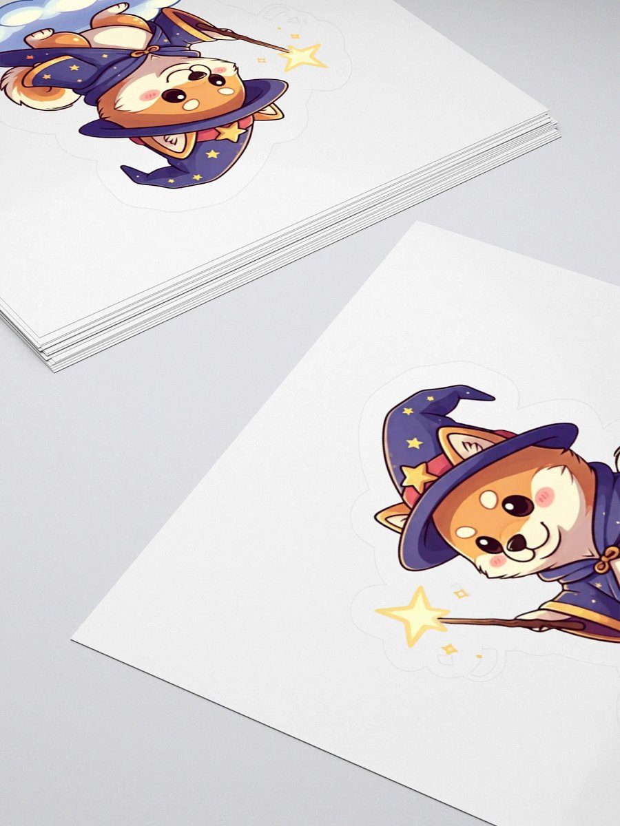 Nova Inu Wiz Kiss-Cut Sticker product image (11)