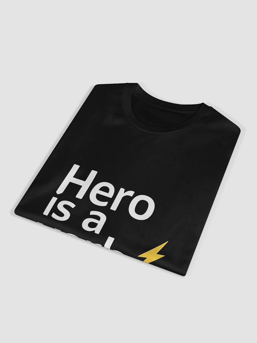Hero Is a Verb – The Robert Downey Jr. T-Shirt That Will Ignite the Hero Within You product image (4)