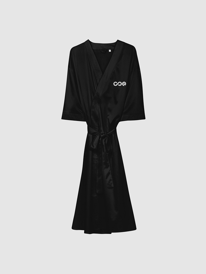 Satin COE Robe White Logo product image (1)