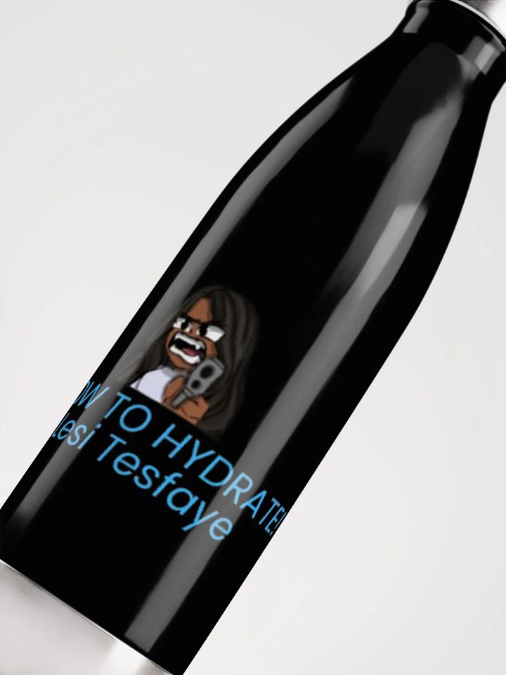 Lesi Tesfaye Twitch Quote Stainless Steel Water Bottle product image (1)