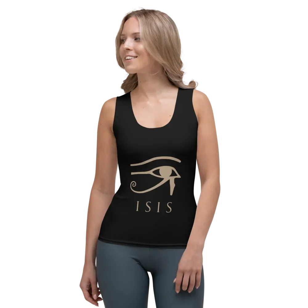Isis Black All-Over Print Tank Top product image (1)