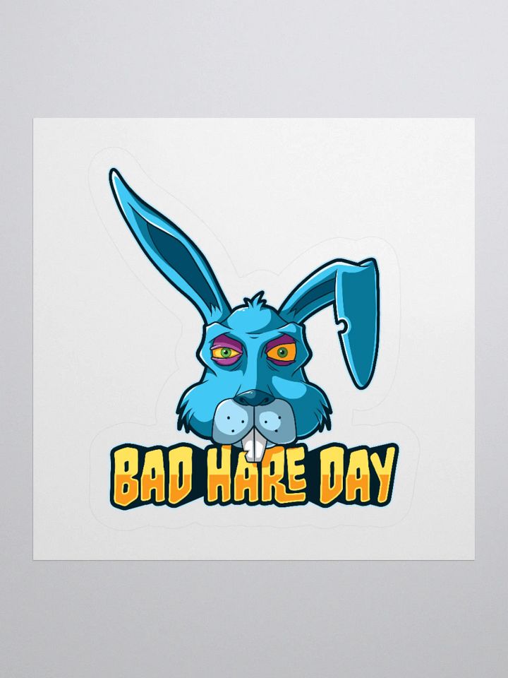 Bad Hare Day – Evil Easter Bunny Sticker product image (3)
