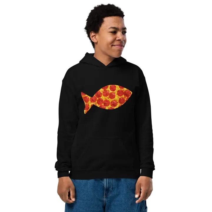 Youth PizzaFish Hoodie product image (1)