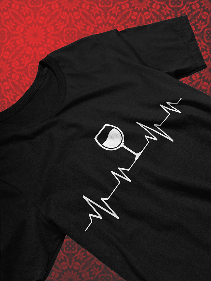 Pulse Wine Glass T-Shirt product image (2)