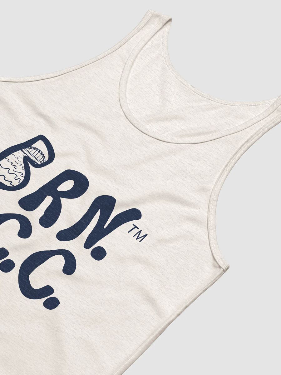 Cape Classic Tank | BRN.2C.C.™ | Men’s Jersey Tank Top | BOURNE to Flex™ | Navy Logos product image (6)